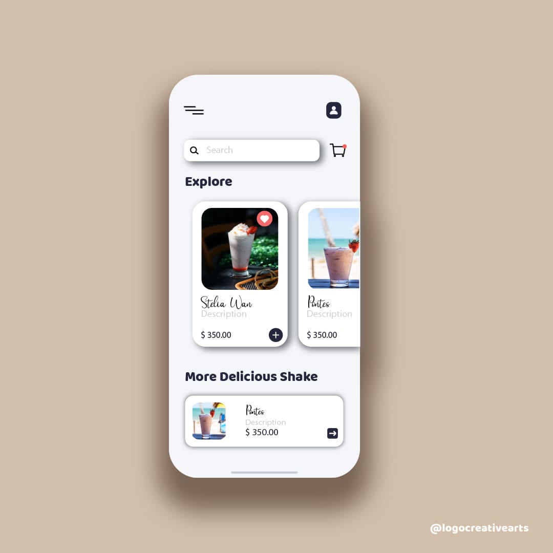 Shake App Design Android App